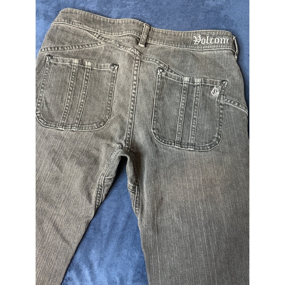 Volcom Rowley Too Jeans Men’s Sz 32x30 Slim Straight Black Skate/ Street Wear